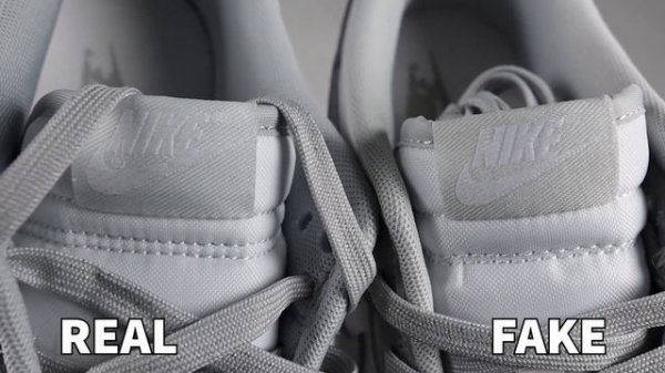 REAL VS FAKE! NIKE DUNK LOW GREY FOG SNEAKER COMPARISON!