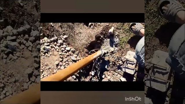 Немного о том как я делал основание для своего небольшого забора..mp4 смотреть онлайн