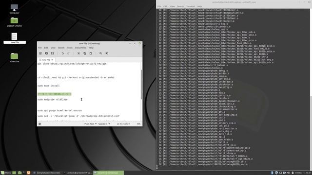 Installing WiFi Adapter Driver in Linux Mint 19 смотреть онлайн
