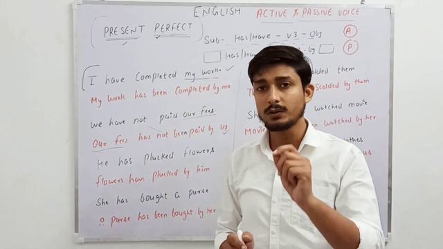 learn present perfect Active passive voice from Aditya sir 🔥 #english смотреть онлайн
