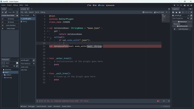 Godot 4 Setter and getter function смотреть онлайн