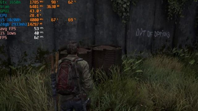 Best Settings | The Last Of Us PC | Gtx 1650 Laptop #thelastofus #gtx1650 #gaming