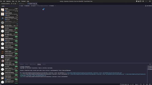 01 - Aprenda a controlar o Excel utilizando Python - Preparando o ambiente смотреть онлайн