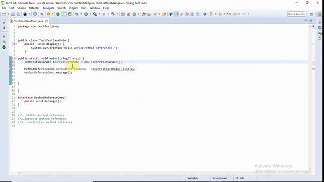 Java 8 Feature Method Reference смотреть онлайн