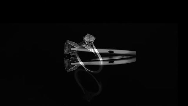 14K White Gold 0.74 ct High End 23 Diamonds Solitaire Ring Jewelry YM2013 смотреть онлайн