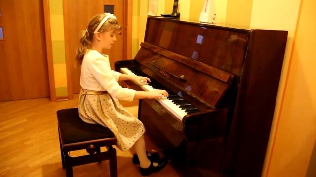 Максим Бирюков "Веселый клоун" - Марта Проскурякова (фортепиано) смотреть онлайн