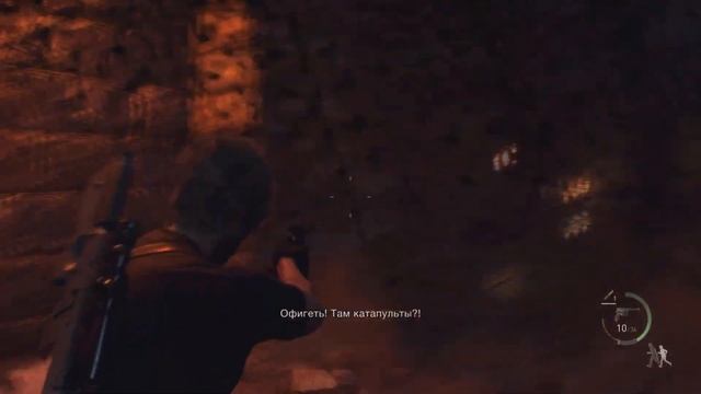 RE4 Remake Прохождение на ХАРДКОРЕ-Глава -7 Ворота замка( Все синие медальоны 3)