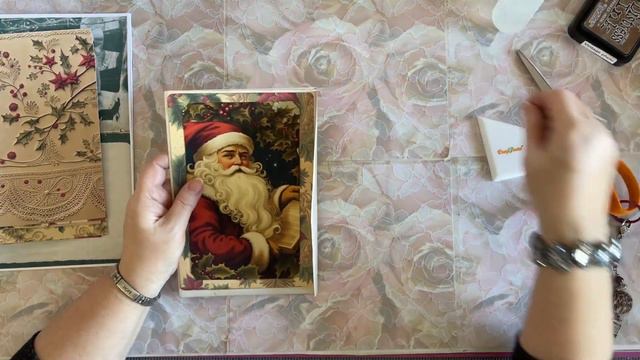 Large Christmas Accordion Folding Envelope Pocket Booklet. #craftwithme & Chat. смотреть онлайн