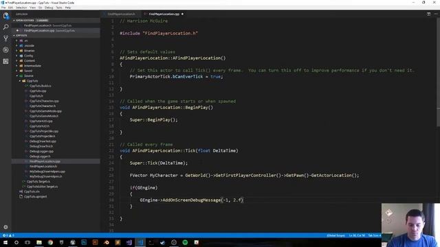 Unreal Engine 4 C++ Tutorial: Find Player Location смотреть онлайн