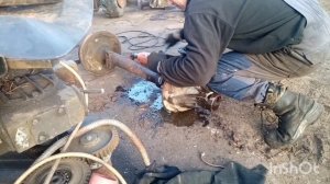 Расчулковка УАЗ моста.