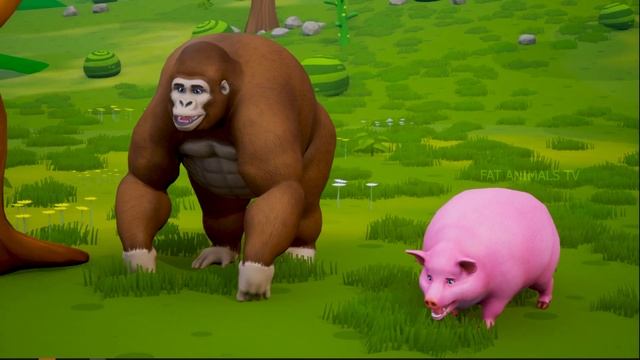 Fat Animals Race - Cow ? vs Pig ? | Funny Animals Games | Animals Revolt Battle Simulator смотреть онлайн