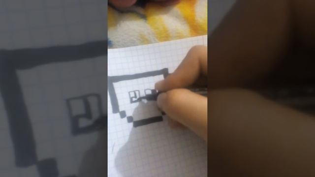 Как рисовать чашку по клеткам смотреть онлайн