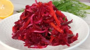 Съедят за минуту! Новый салат из Свеклы на каждый день и на праздник! Заправка для салата