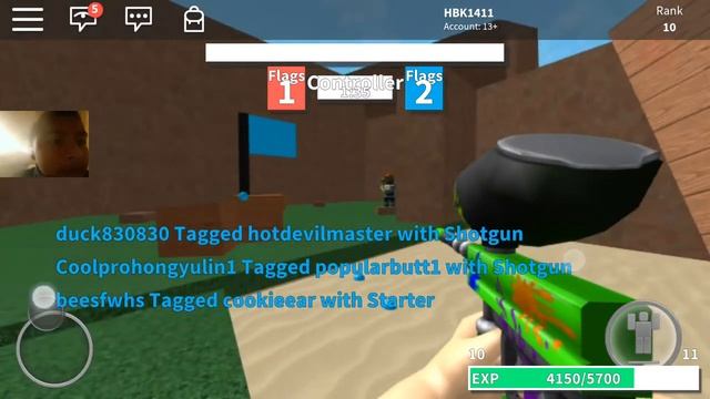 Playing roblox paint ball battle смотреть онлайн