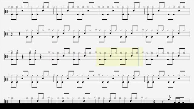 New Man - Ed Sheeran - Drum Transcript DIFFICULTY 1/5 ⭐️ смотреть онлайн