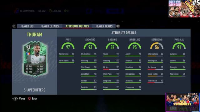 WOW WELCOME 93 SHAPESHIFTER MARCUS THURAM SBC PLAYER REVIEW IN #FIFA22 смотреть онлайн
