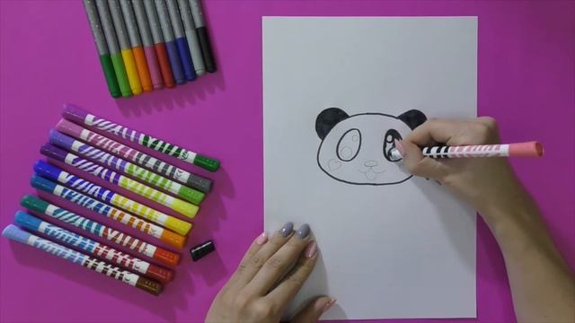 HOW TO DRAW A KAWAII PANDA CUTE DRAWING // КАК НАРИСОВАТЬ КАВАИ ПАНДА, МИЛЫЕ РИСУНКИ смотреть онлайн