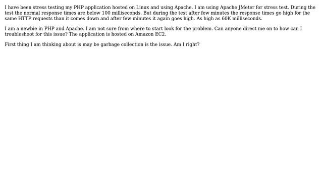 How to Troubleshoot intermittent high response times for PHP application? смотреть онлайн