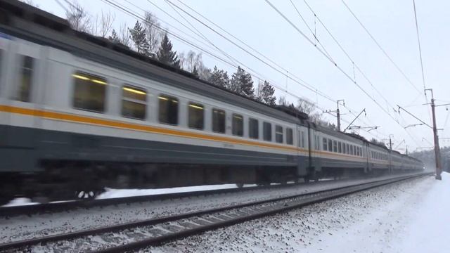 "Фирменный экспресс!" ЭД4М 0451 "ЦППК" экспресс "Москва Киевская - Калуга 1" смотреть онлайн