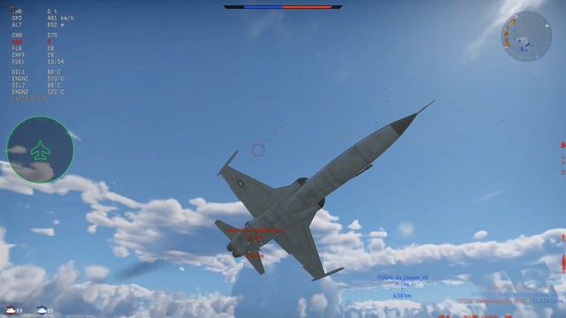 War Thunder | F-5C vs Su-25K смотреть онлайн