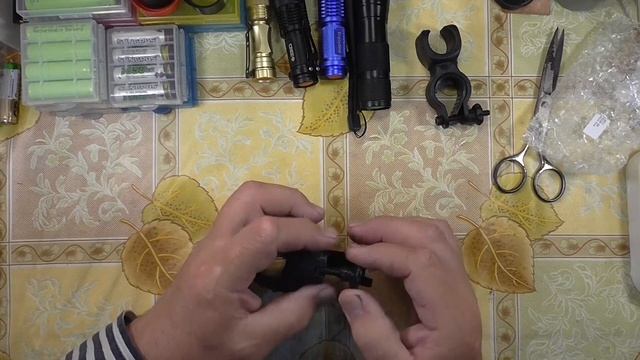 Держатель фонарика на руль велосипеда. Посылка из Китая. AliExpress (107) смотреть онлайн