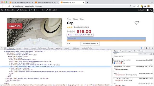 11. The product stock & custom CSS styling смотреть онлайн