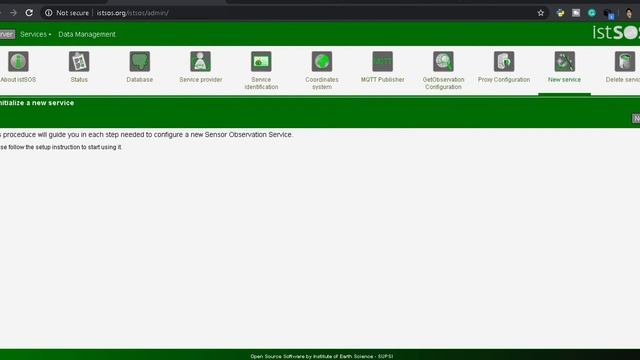 istSOS: istsos demo and create service and visualise the data смотреть онлайн