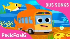 Baby Shark Bus | The shark bus goes round and round | Bus Songs | Pinkfong Songs for Children