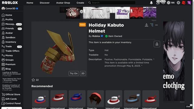 [FREE ITEM] How to get the RED HOLIDAY KABUTO HELMET | Roblox смотреть онлайн