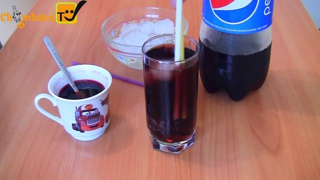 Напиток из пепси-колы с каркаде / Летние охлаждающие напитки смотреть онлайн