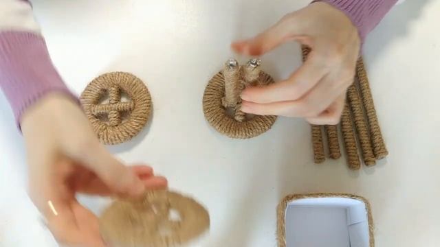 Подарок своими руками | Велосипед - кашпо | Декор из джута | Мастер-класс смотреть онлайн