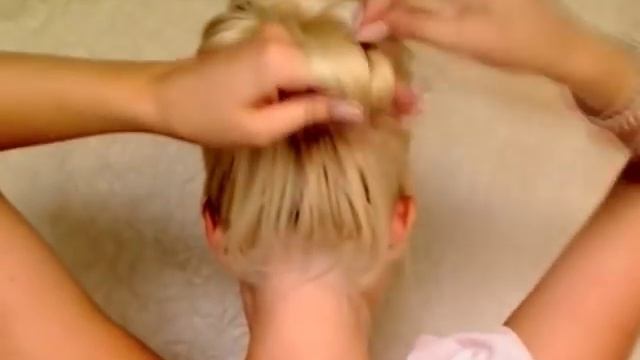 Easy wedding updo hairstyles for long hair tutorial Valentine's day bun with extensions смотреть онлайн