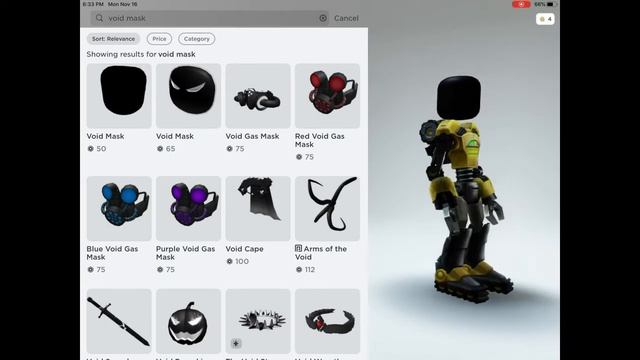 HOW TO GET THE VOID MASK FOR FREE!!!! Roblox смотреть онлайн