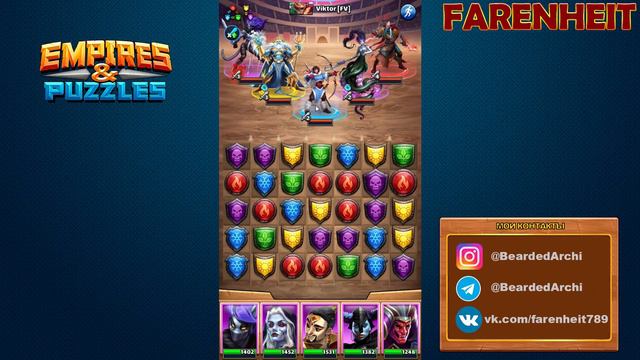 ВЫКУПАЮСЬ НА ТУРНИРЕ и ВКЛЮЧАЮ РЕЖИМ ФИОЛЕТОВОГО МОНО Empires & Puzzles смотреть онлайн