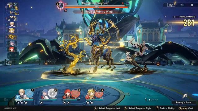 Honkai Star Rail : Abundant Ebon Deer Story Boss battle смотреть онлайн