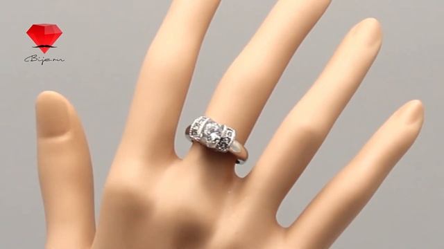 Bije.ru: Кольцо из полированной стали с фианитами Pira (Пира) смотреть онлайн