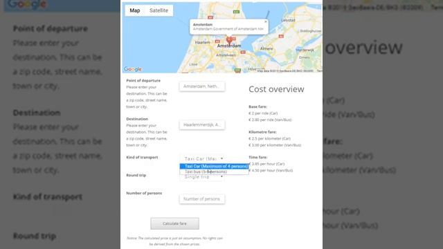 Taxi Fare Calculator for Wordpress смотреть онлайн