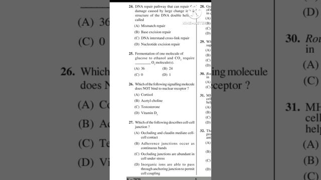 #KSET 2020 LIFE SCIENCE question paper solved (Part-1) #Previous year question paper 2020 смотреть онлайн
