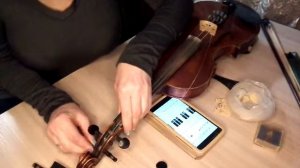 МК Настраиваем скрипку