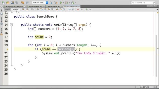 Java Beginner Array Part 7 (Searching in Array) смотреть онлайн