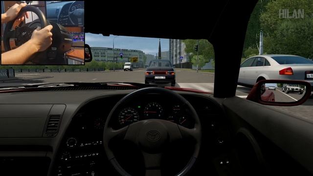 City Car Driving - TOYOTA SUPRA RZ (A80) [Steering wheel gameplay] смотреть онлайн