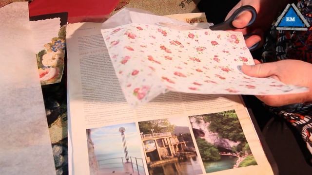 Как сделать декоративную бумагу своими руками смотреть онлайн