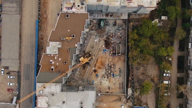 Ход строительства, ЖК "Зодиак", май 2022 смотреть онлайн