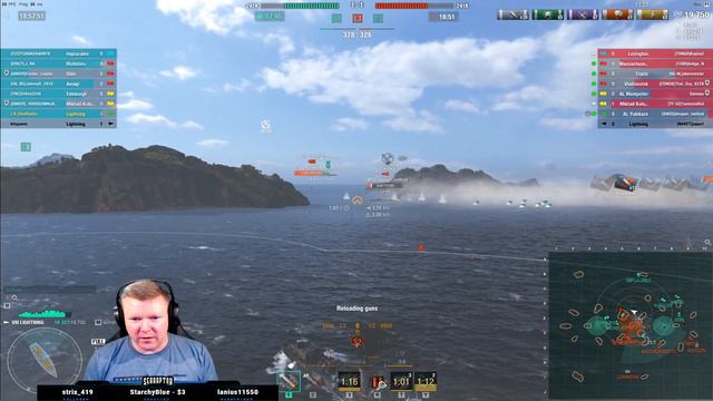 World Of Warships - Quick Cut: Tier VIII British Destroyer HMS Lightning (Ranked Sprint)