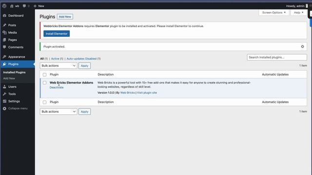 Web Bricks Beta: How To Install Elementor Addons In WordPress смотреть онлайн
