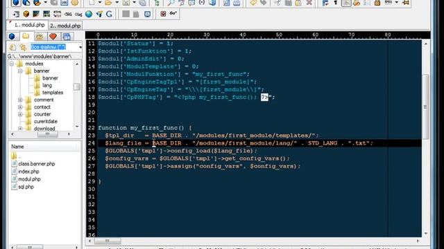 AVE.cms - Уроки php от Arcanum (Модули - Начало) смотреть онлайн
