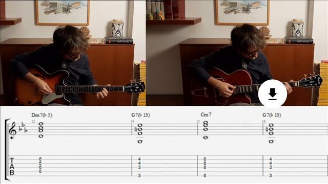 BLUE BOSSA- JAZZ GUITAR Accordi, Tutorial con tabulato IBANEZ AFS 75 3/5 смотреть онлайн