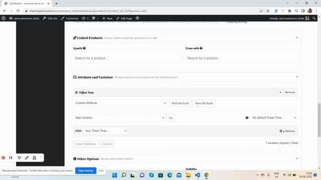 Dokan Multi Vendor Product Add Variation And Attributes Programmatically