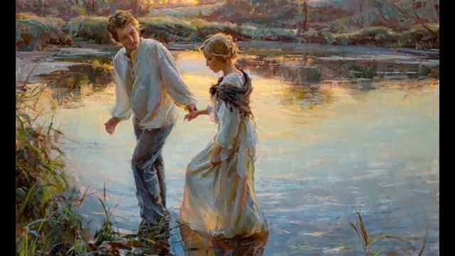 В. Иванова, А. Клещева, Н. Александрийская - Вечерком на реке смотреть онлайн