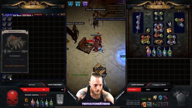 [PATH OF EXILE] – 100x “EMPEROR’S LUCK” – LET’S MAKE HISTORY! смотреть онлайн